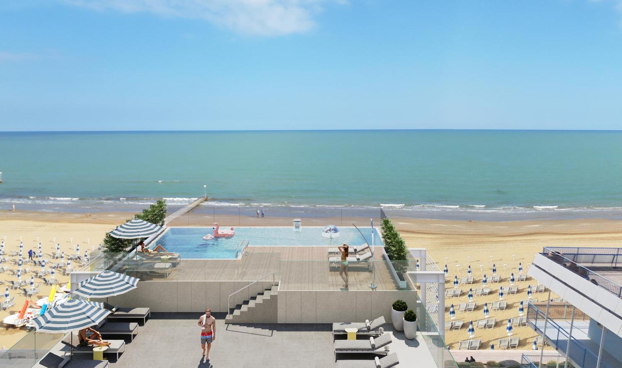 Victoria Frontemare Beach & Spa Hotel Jesolo Eksteriør billede